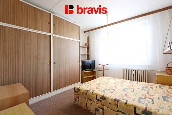 Pronájem bytu 3+1, Brno - Bohunice, ul. Švermova, lodžie, zařízený, klimatizace