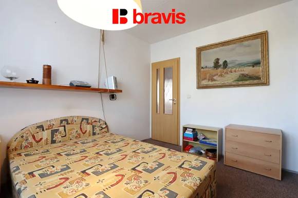 Pronájem bytu 3+1, Brno - Bohunice, ul. Švermova, lodžie, zařízený, klimatizace