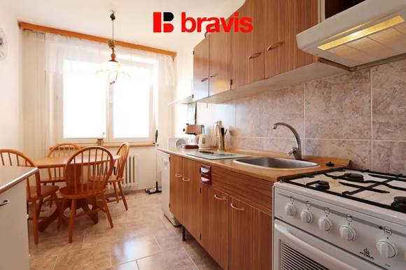 Pronájem bytu 3+1, Brno - Bohunice, ul. Švermova, lodžie, zařízený, klimatizace