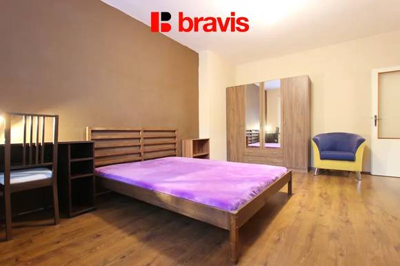 Pronájem 1+1, Brno - Štýřice, ulice Strž, zařízený, v blízkosti centra