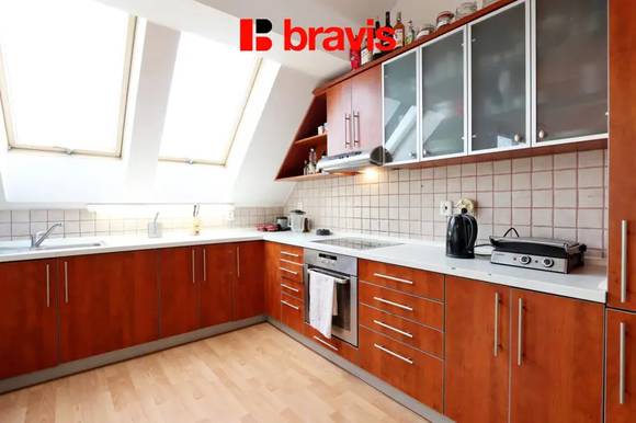 Pronájem mezonetového bytu 4+kk, ul. Vinohrady, Brno - Štýřice, terasa, lodžie