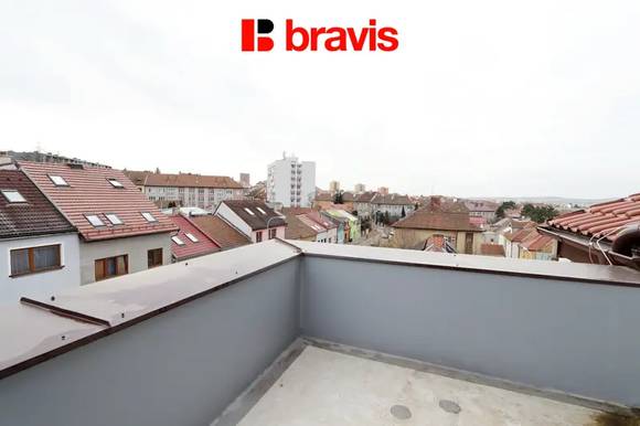 Prodej bytu 4kk s terasou, mezonet, novostavba, ul. Vinařického, Brno - Židenice