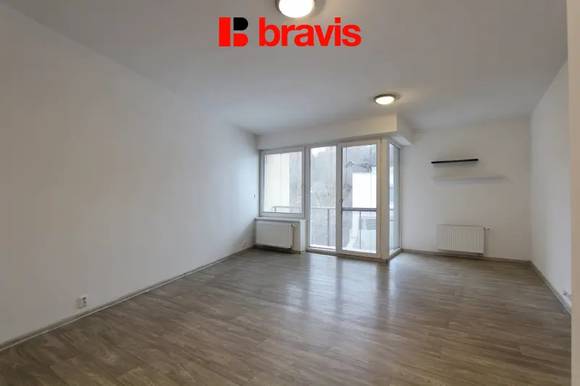 Pronájem bytu 2+kk, ulice Vídeňská, Brno - Štýřice, lodžie 5m2