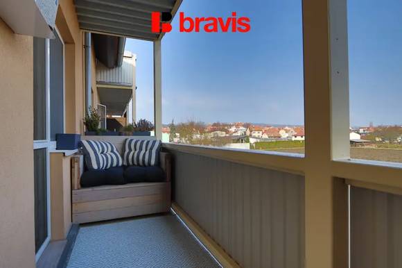 Prodej krásného bytu 3+kk ve Slavkově u Brna, parkování, balkon, sklep