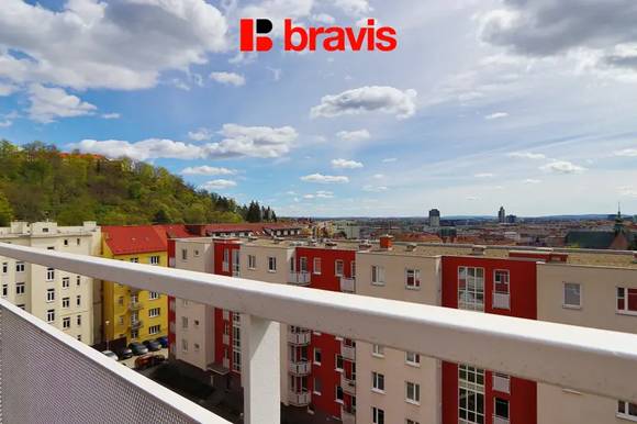 Prodej bytu 2+kk, ulice Trýbova, Brno - Staré Brno, terasa, sklep, garážové parkovací stání