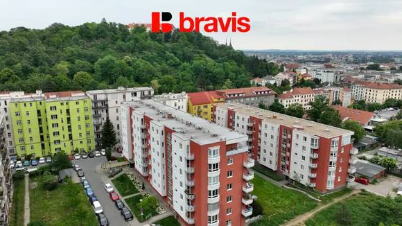 Prodej bytu 2+kk, ulice Trýbova, Brno - Staré Brno, terasa, sklep, garážové parkovací stání