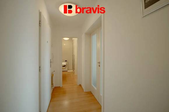 Prodej bytu 2+kk, ulice Trýbova, Brno - Staré Brno, terasa, sklep, garážové parkovací stání