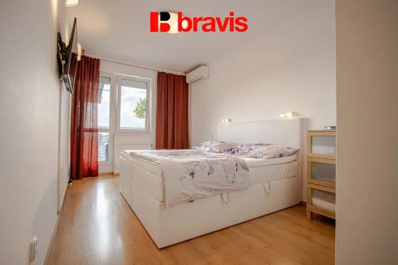 Prodej bytu 2+kk, ulice Trýbova, Brno - Staré Brno, terasa, sklep, garážové parkovací stání