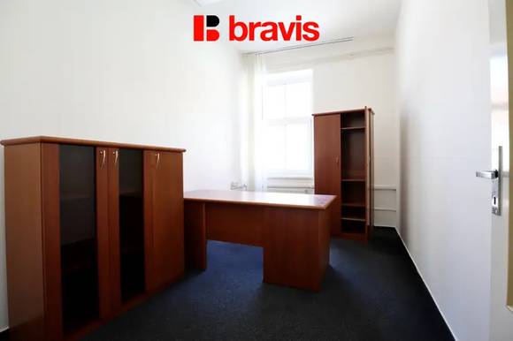 Pronájem kancelářských prostor, 125 m2, ulice Špitálka, Brno-Trnitá, výtah, v blízkosti centra města,