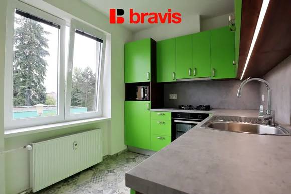 Pronájem bytu 2+1, ul. Vídeňská, Brno - Štýřice, po rekonstrukci, balkon, šatna