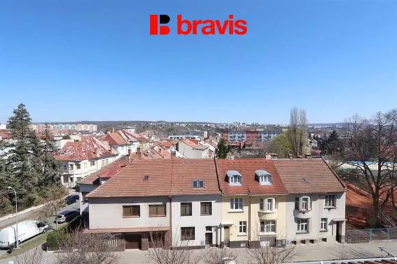 Pronájem mezonetového bytu 1+kk, 46,31 m2, nezařízený, Brno - Královo Pole, ul. Srbská, v blízkosti Technologického Parku