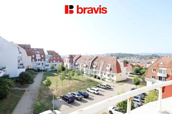 Pronájem bytu 2+kk, Brno - Řečkovice, ulice Oranžová, terasa