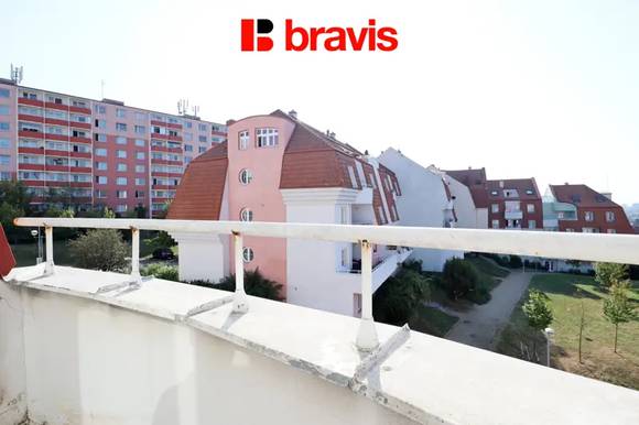 Pronájem bytu 2+kk, Brno - Řečkovice, ulice Oranžová, terasa