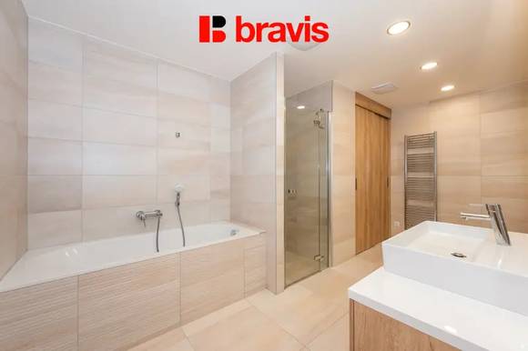 Prodej nadstandartního bytu 4+kk, ul. Kotlářská, Brno - Veveří, terasa, balkon, garážové stání, sklep