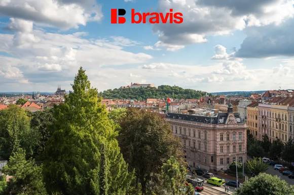 Prodej nadstandartního bytu 4+kk, ul. Kotlářská, Brno - Veveří, terasa, balkon, garážové stání, sklep