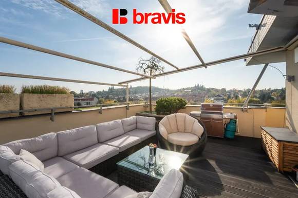 Prodej krásného bytu 4+kk, ul. V Újezdech, Brno - Medlánky, parkování, terasa