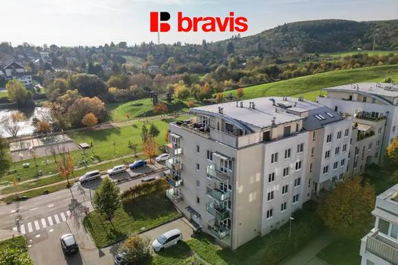 Prodej krásného bytu 4+kk, ul. V Újezdech, Brno - Medlánky, parkování, terasa