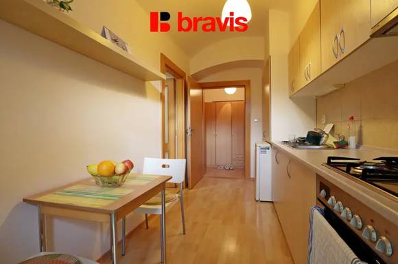 Pronájem bytu 1+1, ul. Jana Uhra, Brno - Veveří, terasa