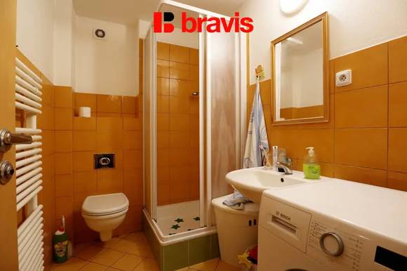 Pronájem bytu 1+1, ul. Jana Uhra, Brno - Veveří, terasa