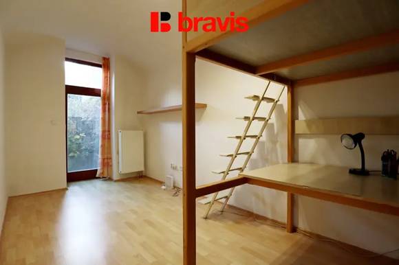 Pronájem bytu 1+1, ul. Jana Uhra, Brno - Veveří, terasa