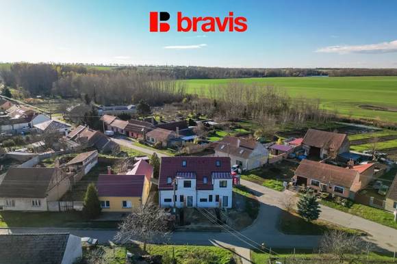 Prodej rodinného domu 4+kk (Dům B), obec Vlasatice, Brno-venkov, novostavba, solární panely