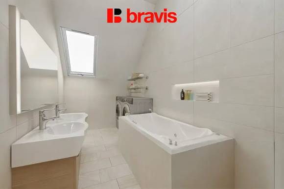 Prodej rodinného domu 4+kk (Dům B), obec Vlasatice, Brno-venkov, novostavba, solární panely