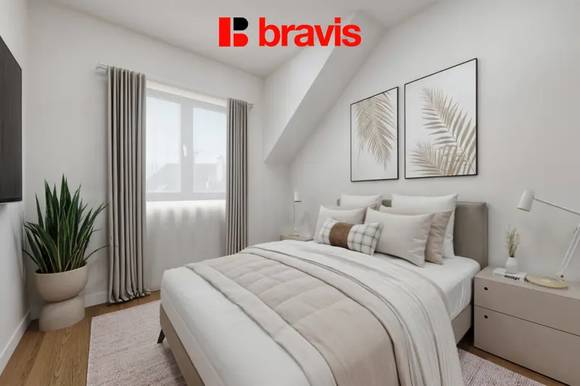 Prodej rodinného domu 4+kk (Dům B), obec Vlasatice, Brno-venkov, novostavba, solární panely