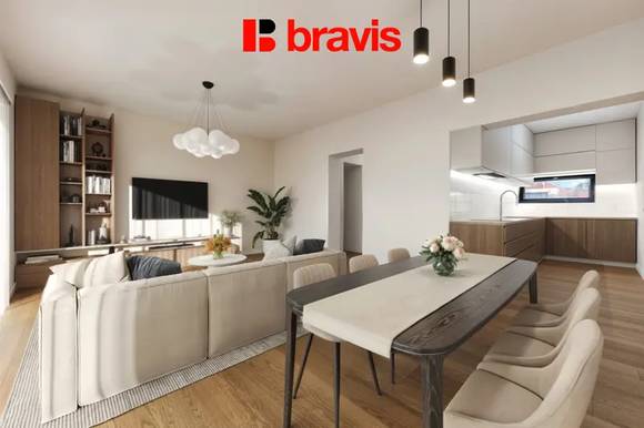 Prodej rodinného domu 4+kk (Dům B), obec Vlasatice, Brno-venkov, novostavba, solární panely