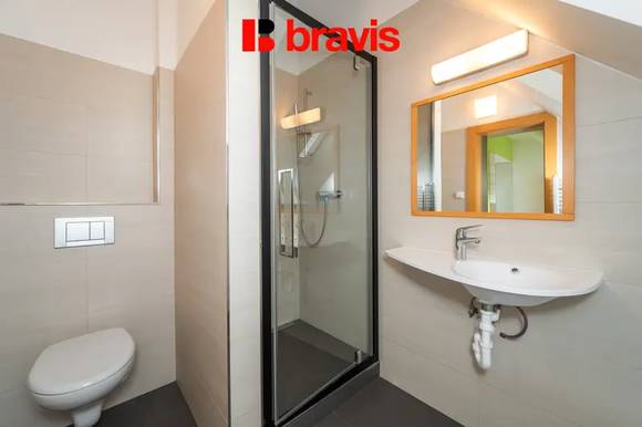 Prodej mezonetového bytu 4+kk, ul. Burešova, Brno - Veveří, terasa, sklep
