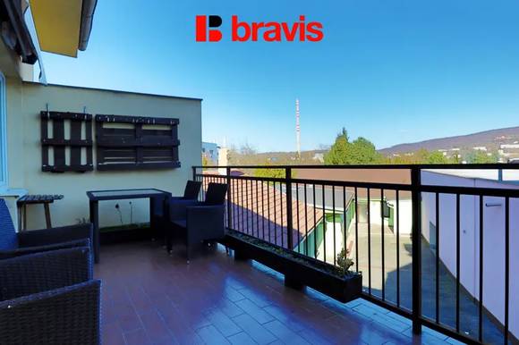 Pronájem byty 2+kk, ul. Cacovická, Brno - Husovice, klimatizace, terasa