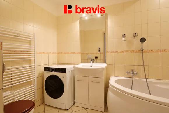 Pronájem byty 2+kk, ul. Cacovická, Brno - Husovice, klimatizace
