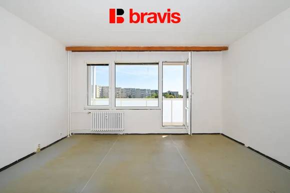 Prodej bytu 1+kk k rekonstrukci, ul. Sevastopolská, Brno - Starý Lískovec, balkon, sklep