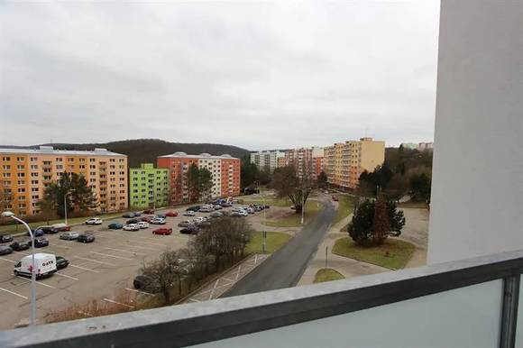 Pronájem bytu 2+kk, Brno - Bystrc, Adamcova ulice, balkon, sklep, novostavba