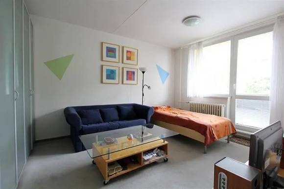 Pronájem bytu 1+1, Brno - Královo Pole, kompletně zařízený, balkon