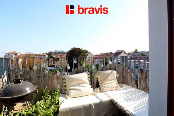 Pronájem bytu 1+1 37 m², ul. Jana Uhra, Brno - Veveří, balkon, výborná dostupnost