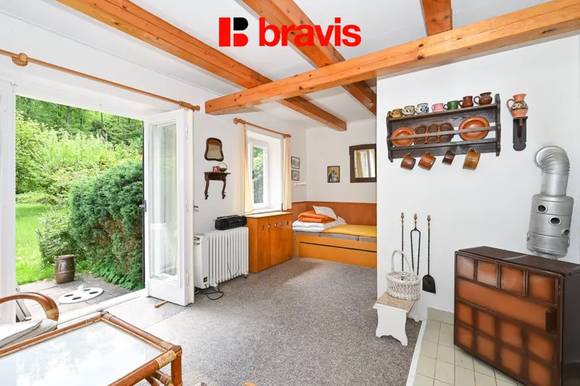 Prodej chaty s pozemkem v srdci přírody – Veverská Bítýška, Na Bílém potoce