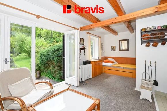 Prodej chaty s pozemkem v srdci přírody – Veverská Bítýška, Na Bílém potoce