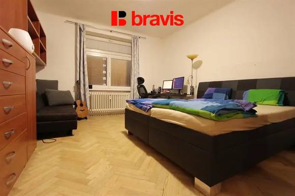 Pronájem bytu 1+1, Brno - střed, ul. Kounicova, balkon, částečně zařízený