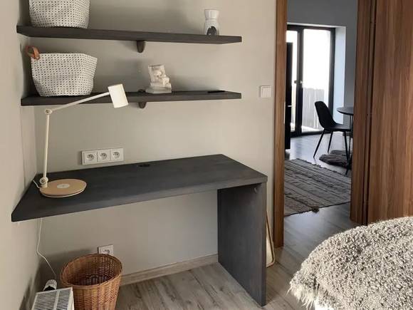Pronájem bytu 2+kk, Brno - Husovice, Cacovická ulice, zařízený, balkon, sklep, parkování, klimatizace