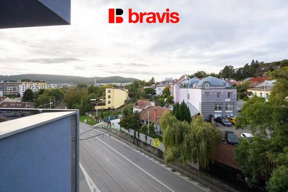 Prodej bytu 1+kk, Brno - Žabovřesky, balkon, sklep, garážové stání, ul. Sochorova