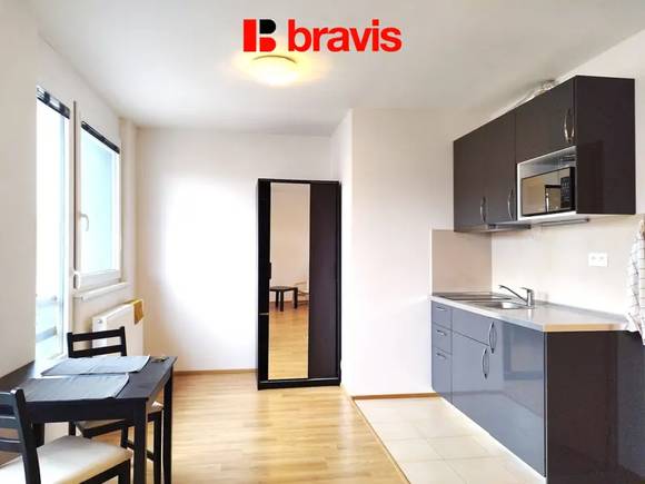Prodej bytu 1+kk, Brno - Žabovřesky, balkon, sklep, garážové stání, ul. Sochorova