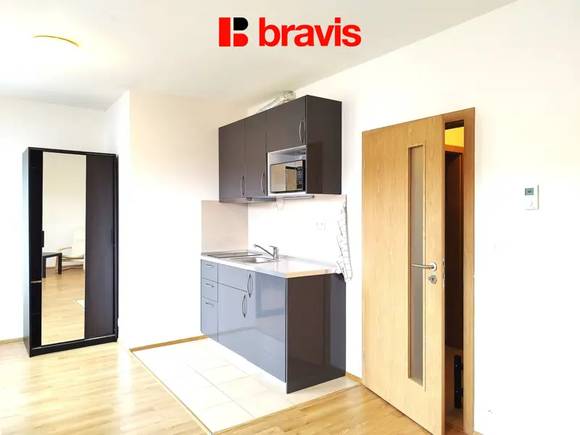 Prodej bytu 1+kk, Brno - Žabovřesky, balkon, sklep, garážové stání, ul. Sochorova