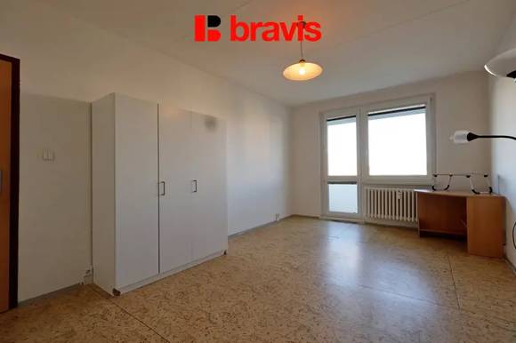 Pronájem bytu 1+1,  Brno - Bystrc, ulice Lýskova, balkon