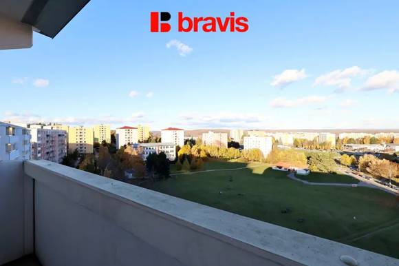 Pronájem bytu 1+1,  Brno - Bystrc, ulice Lýskova, balkon