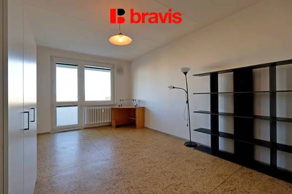 Pronájem bytu 1+1,  Brno - Bystrc, ulice Lýskova, balkon