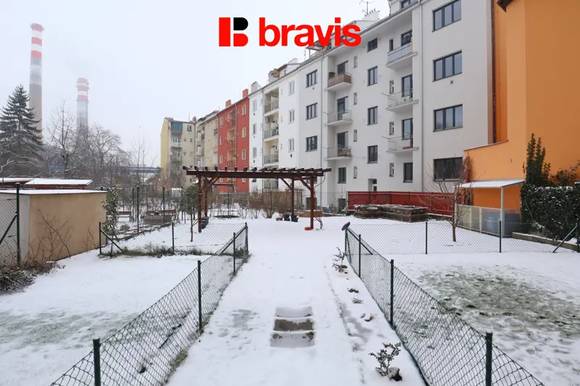Prodej bytu 1+kk, Brno - Trnitá, ulice Stavební, balkon, sklep