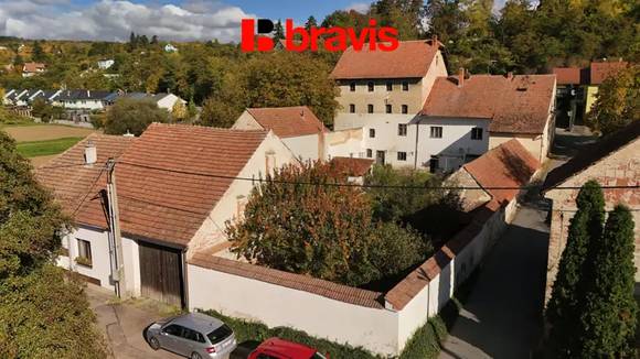 Prodej historického mlýna a obytného domu s pozemkem, obec Želešice, okres Brno-venkov