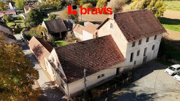 Prodej historického mlýna a obytného domu s pozemkem, obec Želešice, okres Brno-venkov
