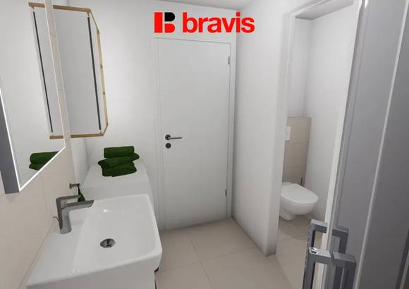 Prodej moderní novostavby bytu 2+kk, Lipůvka u Brna, balkon, parkovací stání a sklep v ceně