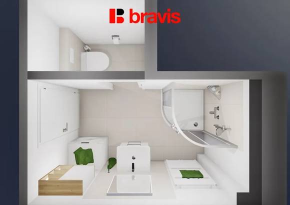 Prodej moderní novostavby bytu 2+kk, Lipůvka u Brna, balkon, parkovací stání a sklep v ceně